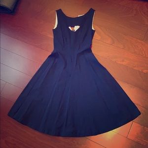 Bettie Page Black Swing Dress